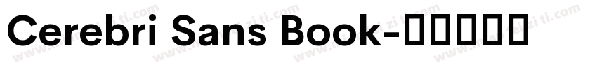 Cerebri Sans Book字体转换